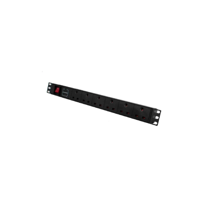 HORIZONTAL PDU 6AMP X 6 SOCKETS