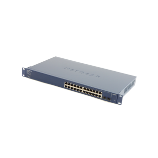 24- PORT GIGABIT ETHERNET POE SMART SWITCH WITH 2 SFP PORTS