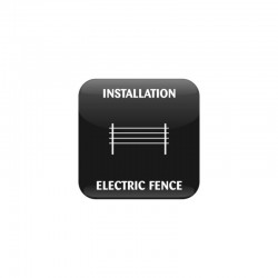 Installation charges for electric fence per mtr
