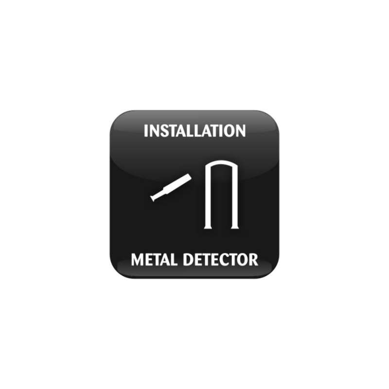 Installation of Door frame metal detector