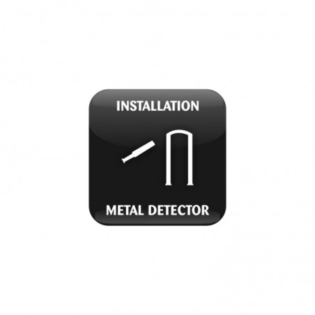 Installation of Door frame metal detector