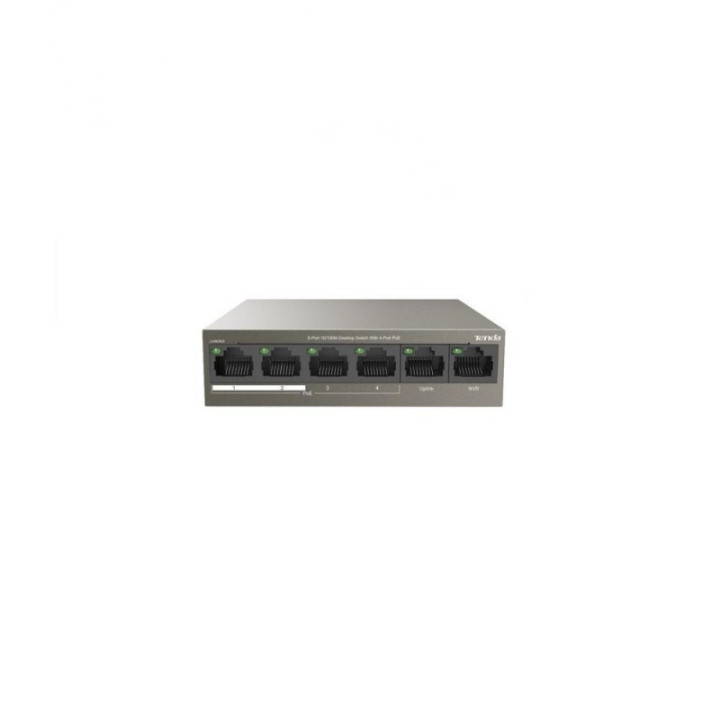 4 PORT POE + 2 PORT SWITCH 63W