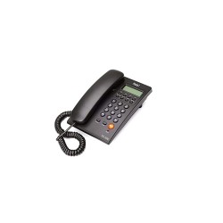 Corded Speaker Phone with Caller ID (CLI) and Two Way Speakerphone Function Supported by Date/Time Display (Black)