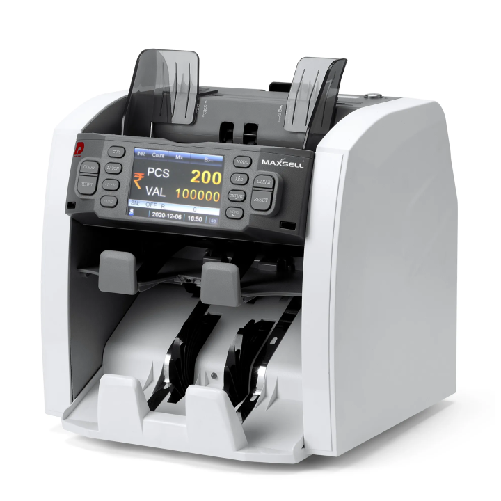 Sorter Machine : 1+1 Pocket Note Full Fitness Sorting machine With Tape Detection